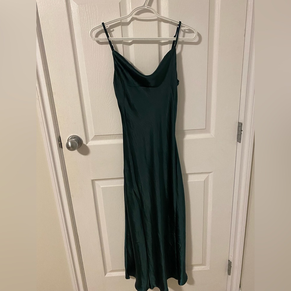Oak and fort cowl neck slip dress -NWOT